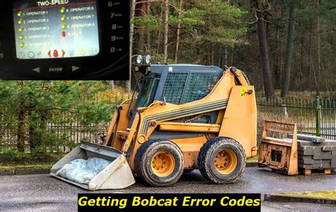 how to clear codes on a bobcat skid steer|bobcat error codes reset.